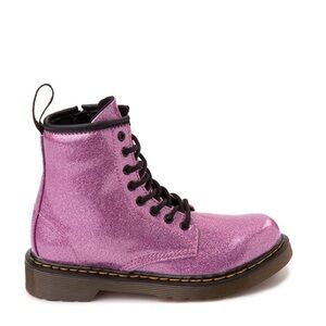 Dr. Martens 1460 8-Eye Glitter Boot - Little Kids Size 12 (Missing Insoles)